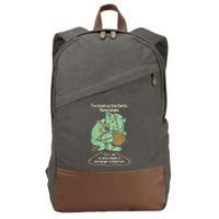 IM Tired Of This Earth These People Tired Of Being Caught Cotton Canvas Backpack