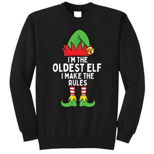 Im The Oldest Elf Matching Family Christmas Sweatshirt