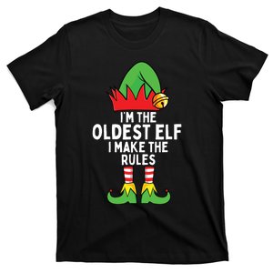 Im The Oldest Elf Matching Family Christmas T-Shirt