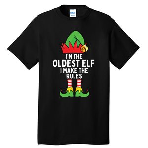 Im The Oldest Elf Matching Family Christmas Tall T-Shirt