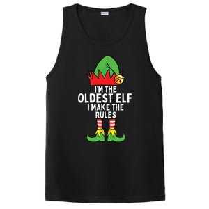 Im The Oldest Elf Matching Family Christmas PosiCharge Competitor Tank