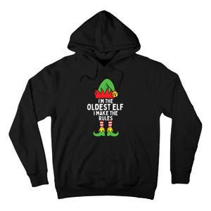 Im The Oldest Elf Matching Family Christmas Tall Hoodie