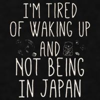 I’m Tired of Waking Up and Not Being In Japan Japanese Ladies PosiCharge Tri-Blend Wicking Tank