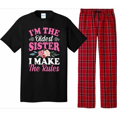 I'm the Oldest Sister I Make the Rules Siblings Sisters Pajama Set