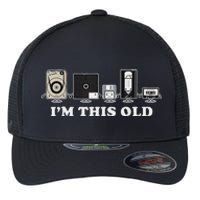 IM This Old Retro Vintage Cassette Tape Floppy Disk Vhs Flexfit Unipanel Trucker Cap