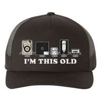 IM This Old Retro Vintage Cassette Tape Floppy Disk Vhs Yupoong Adult 5-Panel Trucker Hat