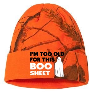 Im Too Old For This Boo Sheet Trick Or Treat Gift Kati Licensed 12" Camo Beanie