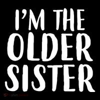 I'm The Older Sister Flatbill Hat