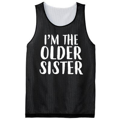 I'm The Older Sister Mesh Reversible Basketball Jersey Tank