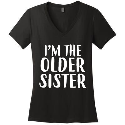 I'm The Older Sister Women's V-Neck T-Shirt