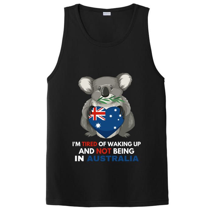 IM Tired Of Waking Up And Not Being In Australia Native Australian PosiCharge Competitor Tank