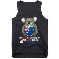 IM Tired Of Waking Up And Not Being In Australia Native Australian Tank Top