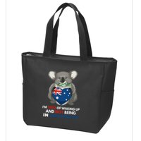 IM Tired Of Waking Up And Not Being In Australia Native Australian Zip Tote Bag