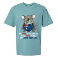IM Tired Of Waking Up And Not Being In Australia Native Australian Sueded Cloud Jersey T-Shirt
