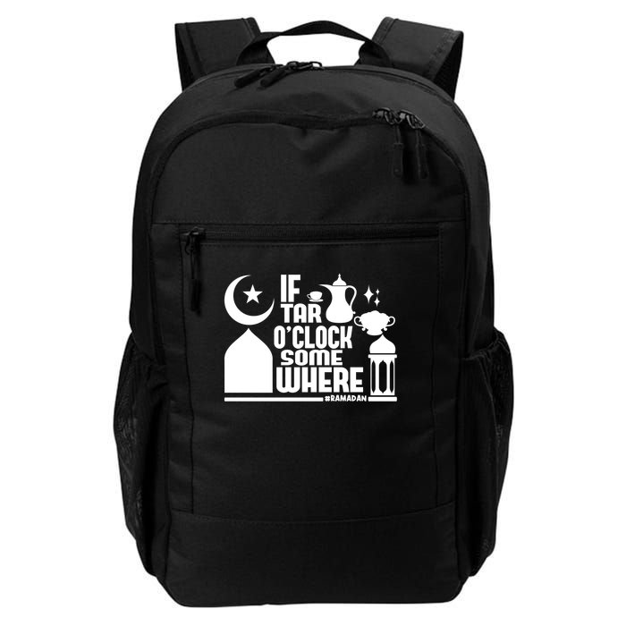If Tar O Clock Somewhere Ramadan Backpack