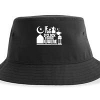 If Tar O Clock Somewhere Ramadan Sustainable Bucket Hat