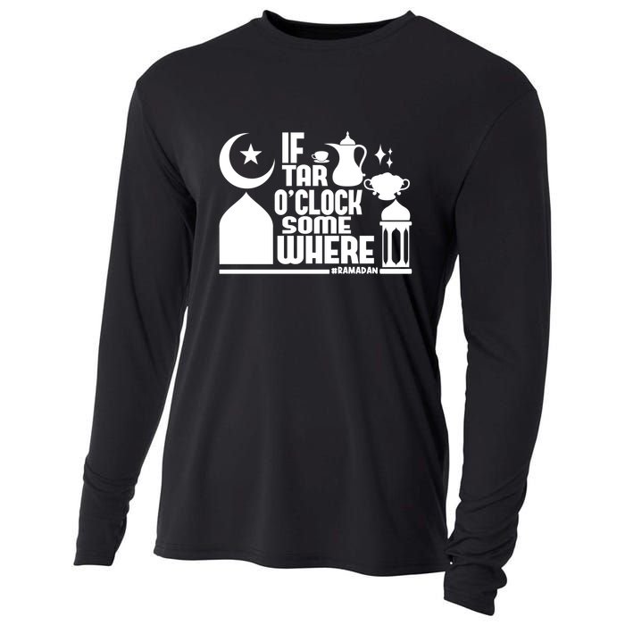 If Tar O Clock Somewhere Ramadan Cooling Performance Long Sleeve Crew