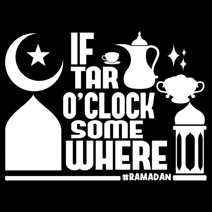 If Tar O Clock Somewhere Ramadan Premium T-Shirt