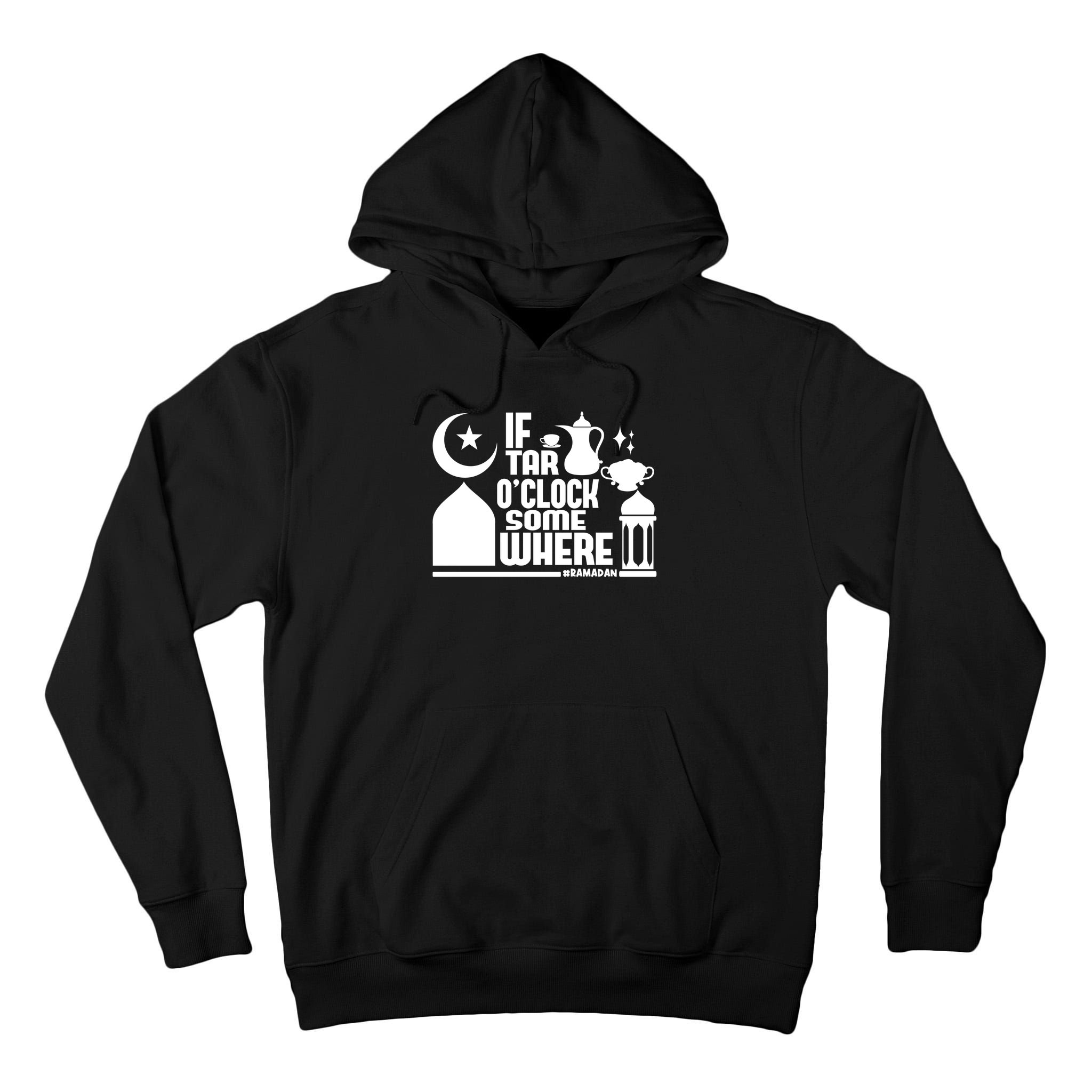 If Tar O Clock Somewhere Ramadan Tall Hoodie