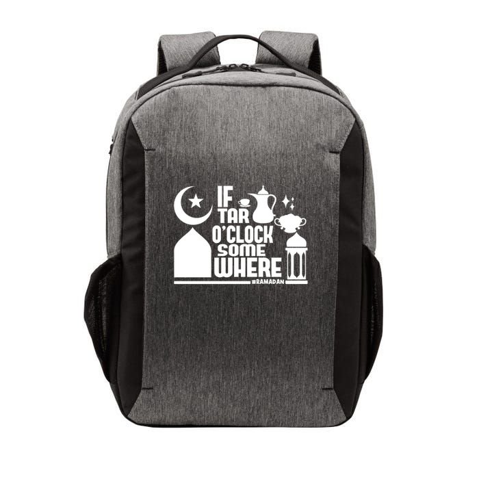 If Tar O Clock Somewhere Ramadan Vector Backpack