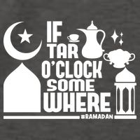 If Tar O Clock Somewhere Ramadan Vector Backpack
