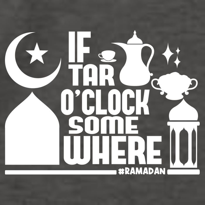 If Tar O Clock Somewhere Ramadan Vector Backpack