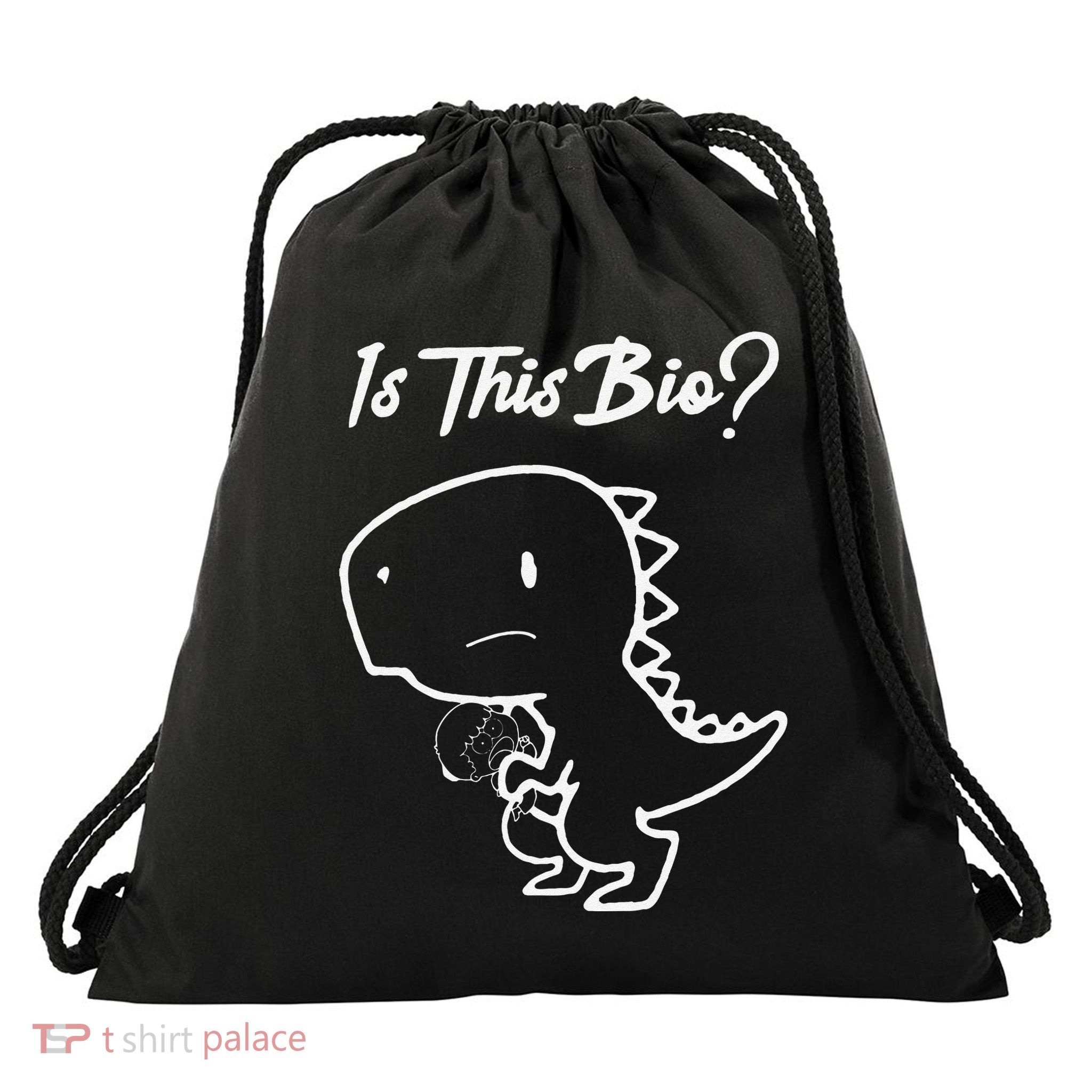 Is This Organic Funny Design Drawstring Bag