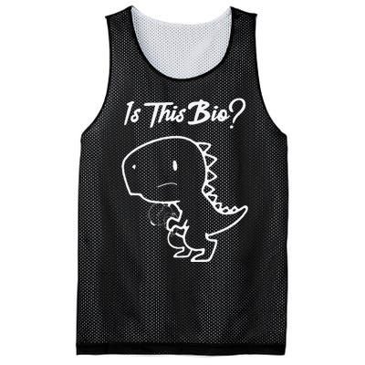 Is This Organic Funny Design Mesh Reversible Basketball Jersey Tank