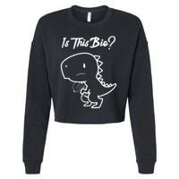 Is This Organic Funny Design Cropped Pullover Crew