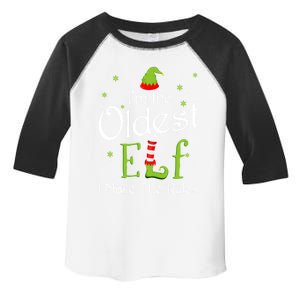 IM The Oldest Elf I Make The Rules Xmas Christmas Family Gift Toddler Fine Jersey T-Shirt