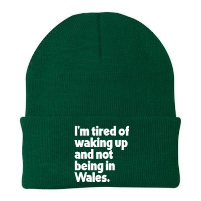 IM Tired Of Waking Up And Not Being In Wales Knit Cap Winter Beanie