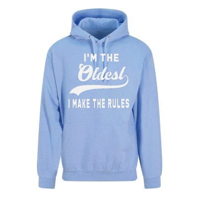 IM The Oldest I Make The Rules Unisex Surf Hoodie