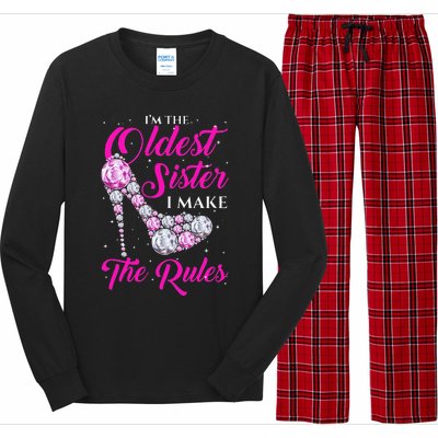 I'm The Oldest Sister I Make The Rules Oldest Sister Long Sleeve Pajama Set