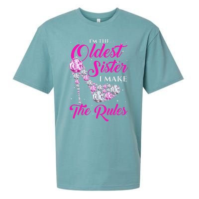 I'm The Oldest Sister I Make The Rules Oldest Sister Sueded Cloud Jersey T-Shirt