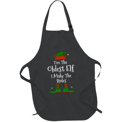 IM The Oldest Elf Family Matching Funny Christmas Apron