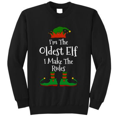 IM The Oldest Elf Family Matching Funny Christmas Sweatshirt