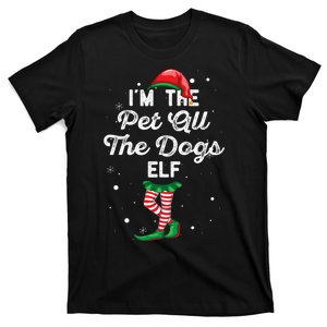 IM The Pet All The Dogs Elf Group Christmas Family Costume T-Shirt