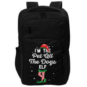 IM The Pet All The Dogs Elf Group Christmas Family Costume Impact Tech Backpack