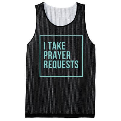 I Take Prayer Requests Mesh Reversible Basketball Jersey Tank