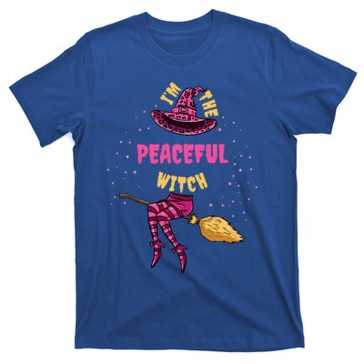 Im The Peaceful Witch Halloween Matching Gift T-Shirt