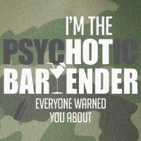 Im The Psychotic Bartender Everyone Warned You About Legacy Tie Dye Trucker Hat