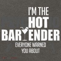 Im The Psychotic Bartender Everyone Warned You About Cotton Canvas Backpack