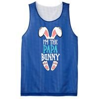 I'm The Papa Bunny Easter Day Funny Family Easter Pajama Meaningful Gift Mesh Reversible Basketball Jersey Tank