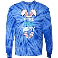 I'm The Papa Bunny Easter Day Funny Family Easter Pajama Meaningful Gift Tie-Dye Long Sleeve Shirt