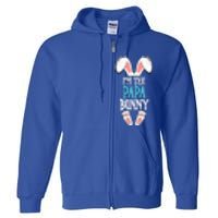 I'm The Papa Bunny Easter Day Funny Family Easter Pajama Meaningful Gift Full Zip Hoodie