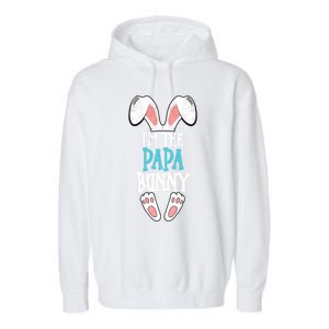 I'm The Papa Bunny Easter Day Funny Family Easter Pajama Meaningful Gift Garment-Dyed Fleece Hoodie