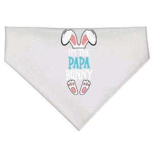 I'm The Papa Bunny Easter Day Funny Family Easter Pajama Meaningful Gift USA-Made Doggie Bandana