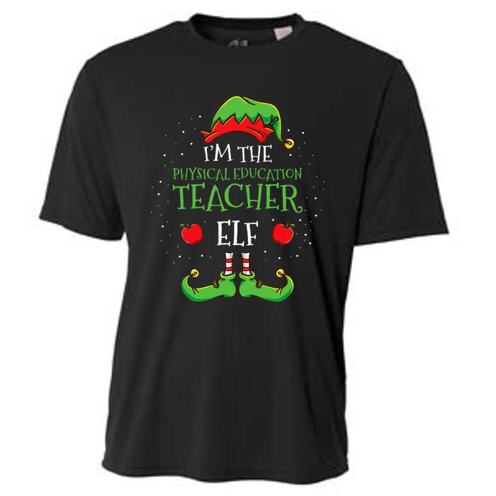 Im The Physical Education Teacher Elf Christmas Cooling Performance Crew T-Shirt