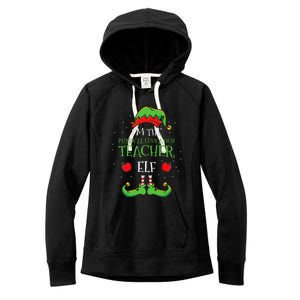 Im The Physical Education Teacher Elf Christmas Women's Fleece Hoodie