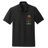 Im The Physical Education Teacher Elf Christmas Dry Zone Grid Polo